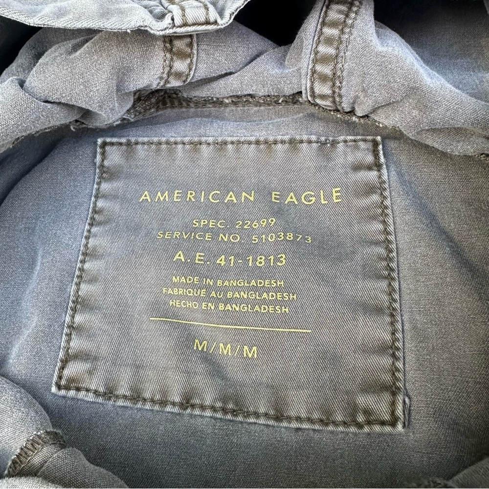 American Eagle Green Cargo Pullover - image 2